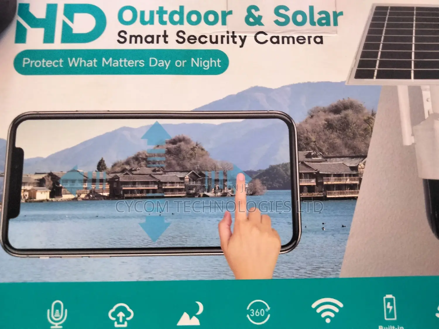 Solar PTZ Camera With Inbuilt Mifi