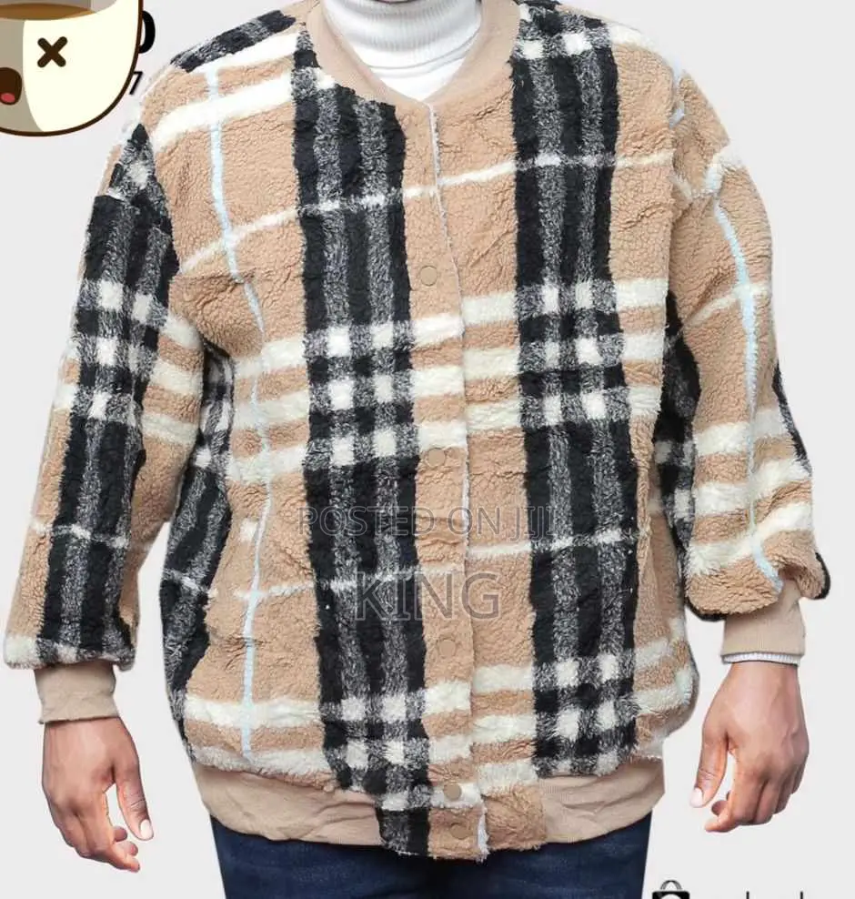 Flannel Plaid Overcoat