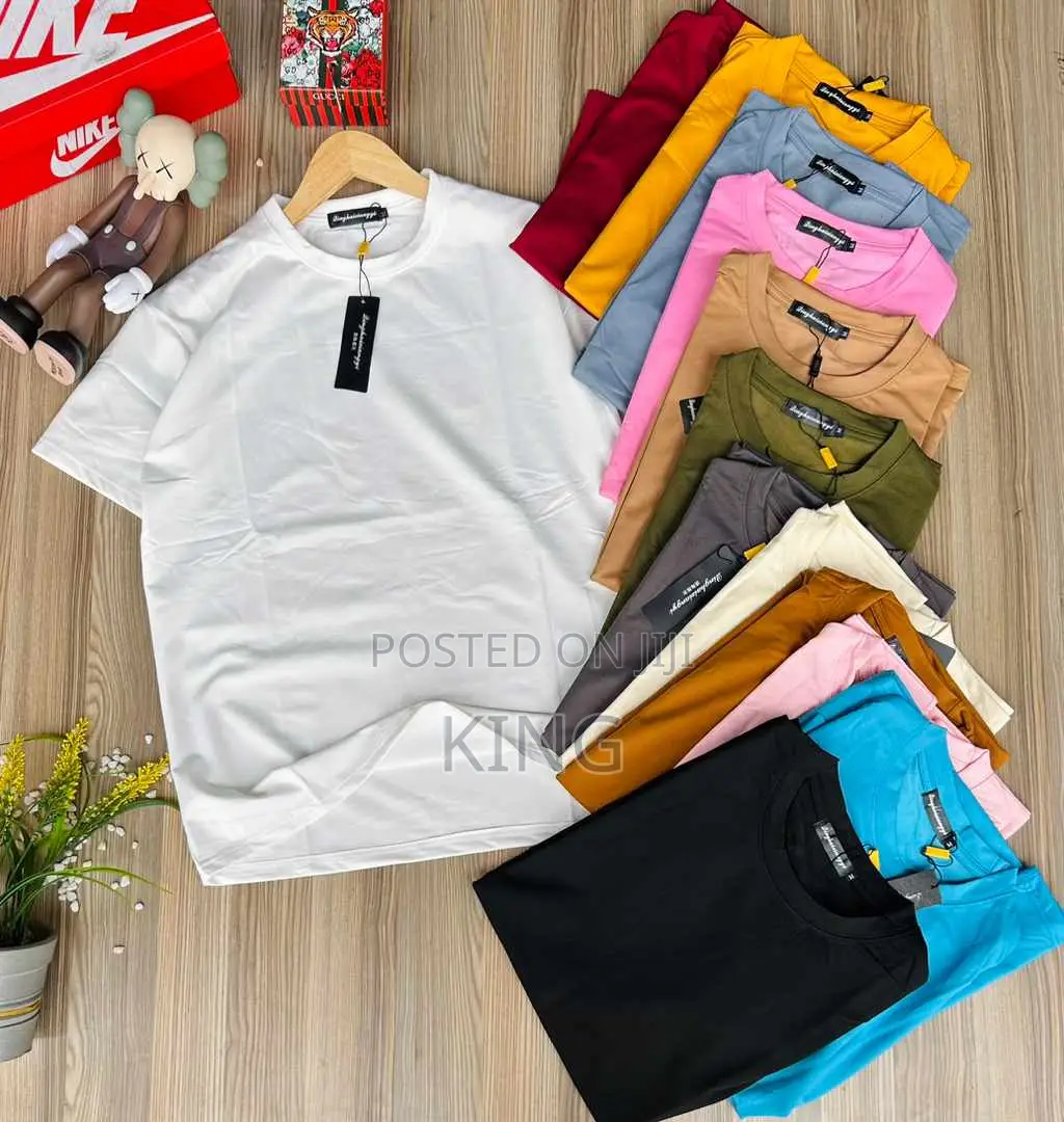Plain Colour Premium Cotton T-Shirt