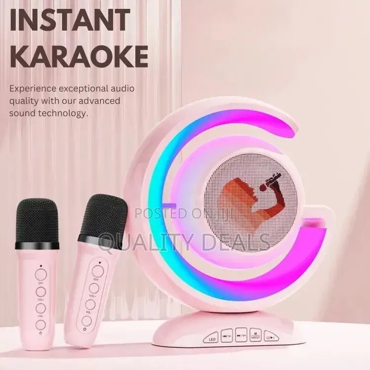 Mini Karaoke Light Show BT Wireless Speaker