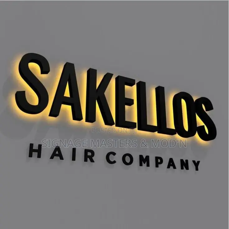 Backlit Led 3D LETTERS