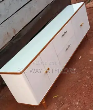White Tv Stand W2