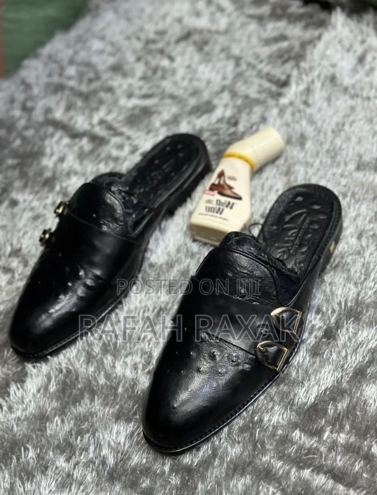 Original Men’S Black Clarks Mules Half Shoes
