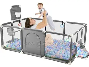 Photo - Play Pen for Babies /Safety Fence Play Pen