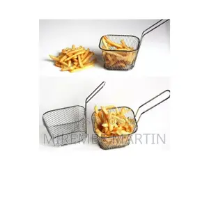 Square Mesh Frying Basket.