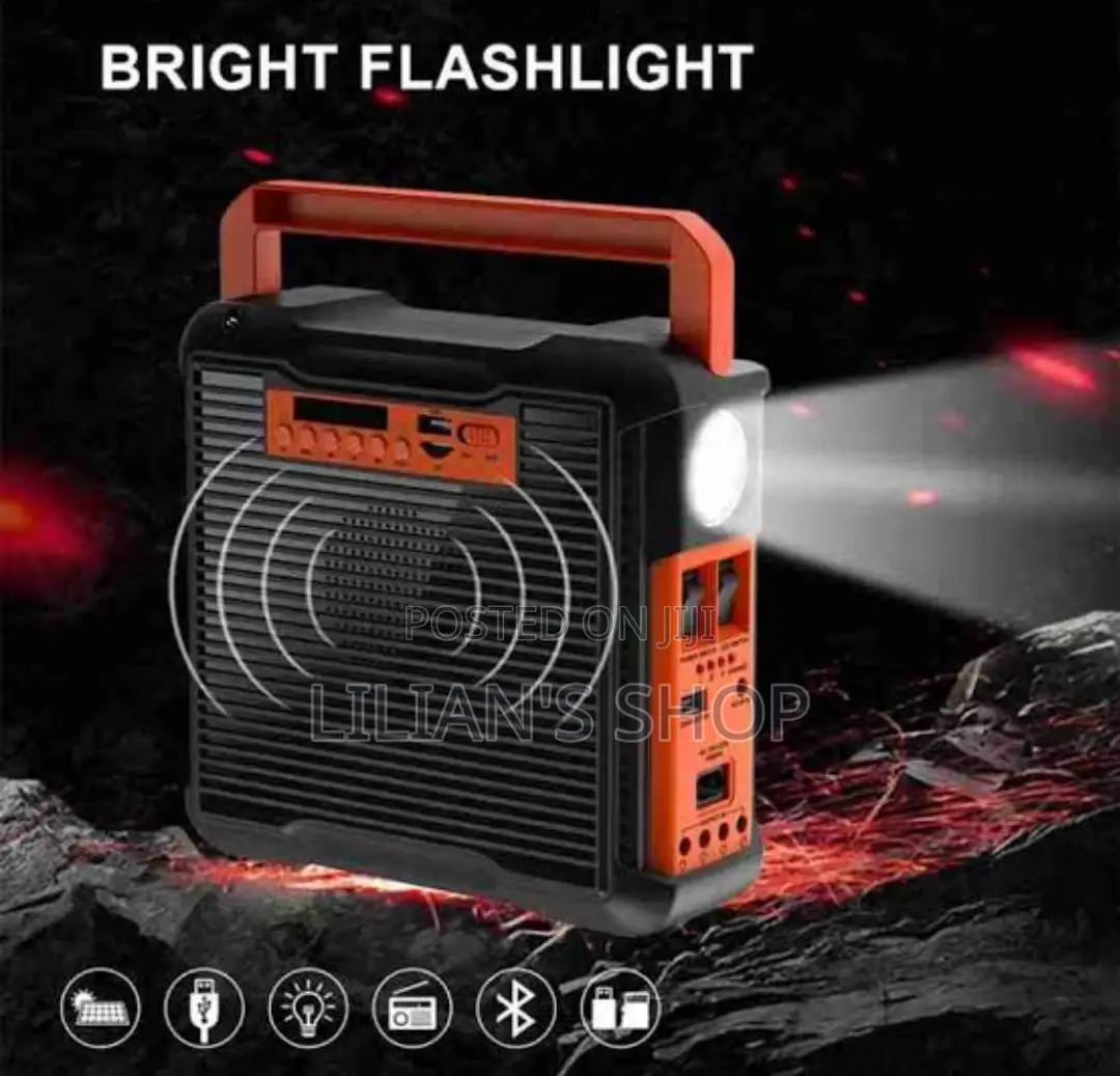 Portable Solar Lighting System Speaker