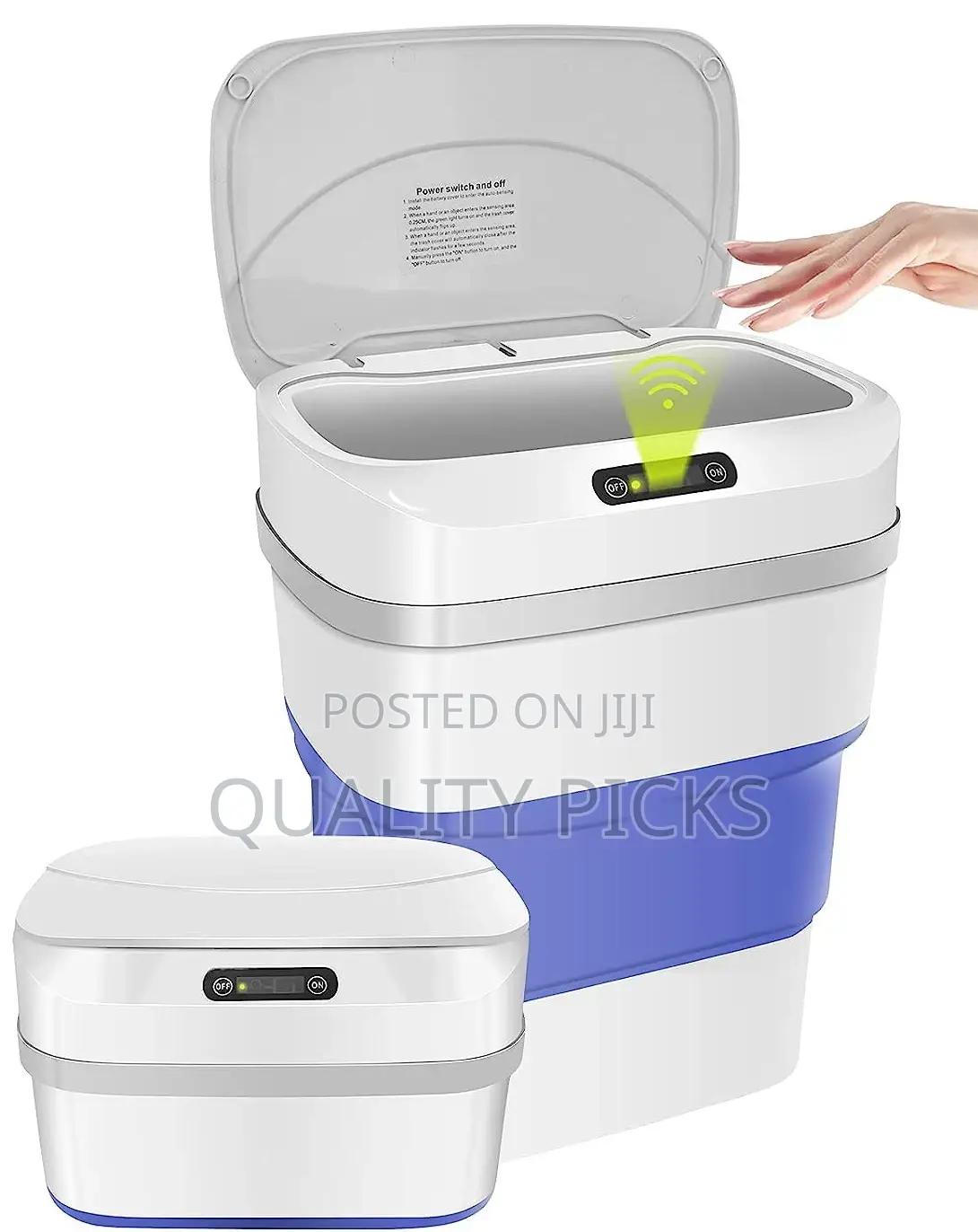 Folding Sensor Trash Can
