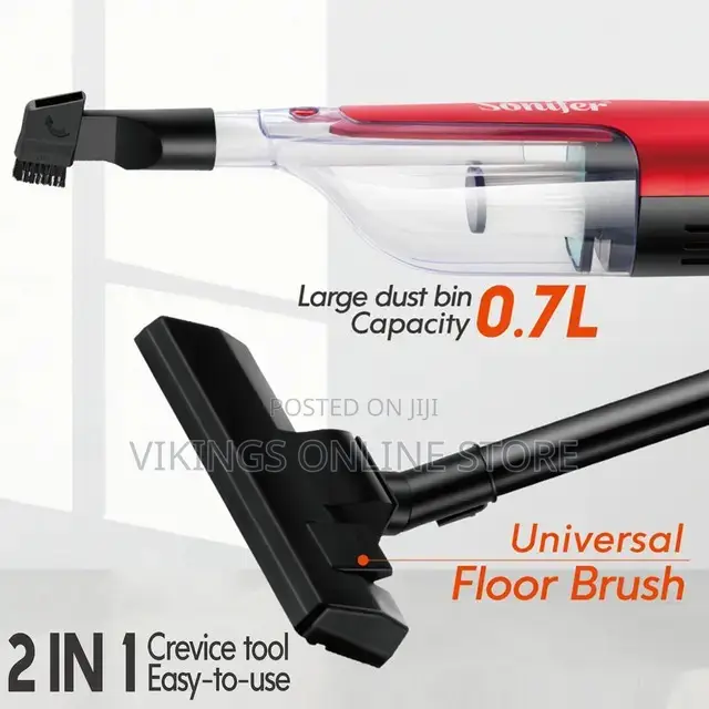 800W 0.7L Corded Stick Dry Electric Hand Vacuum Cleaner