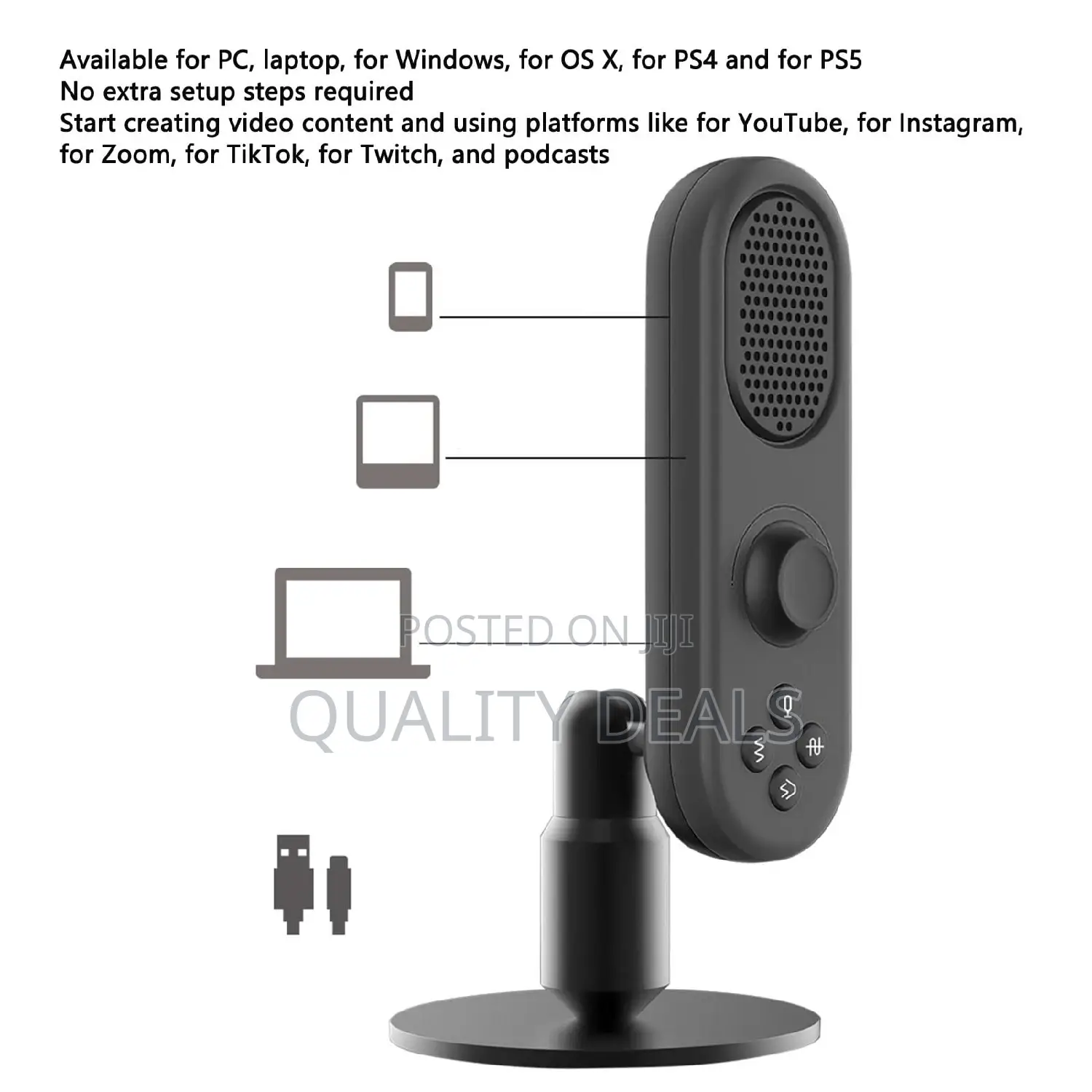 Jmary Pw7 Professional USB Microphone