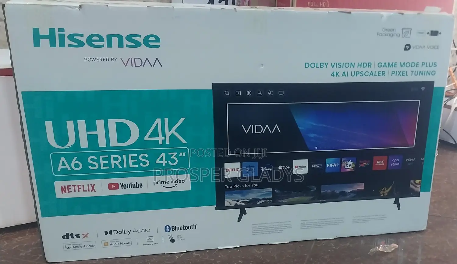 Hisense 43 Smart Digital UHD Flat Screen