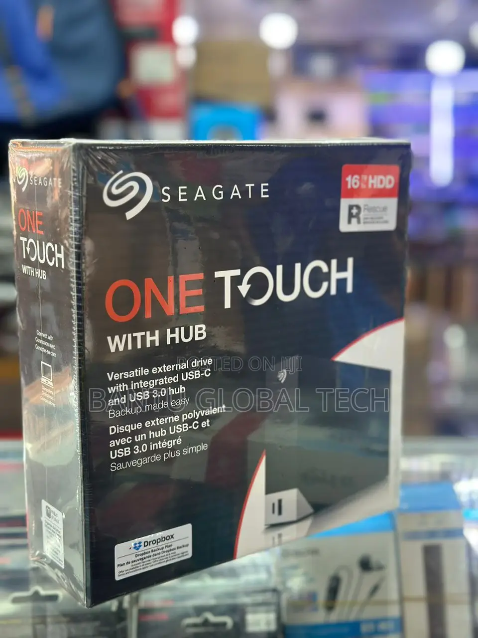 Seagate One Touch Hub, 16 TB, External Hard Drive