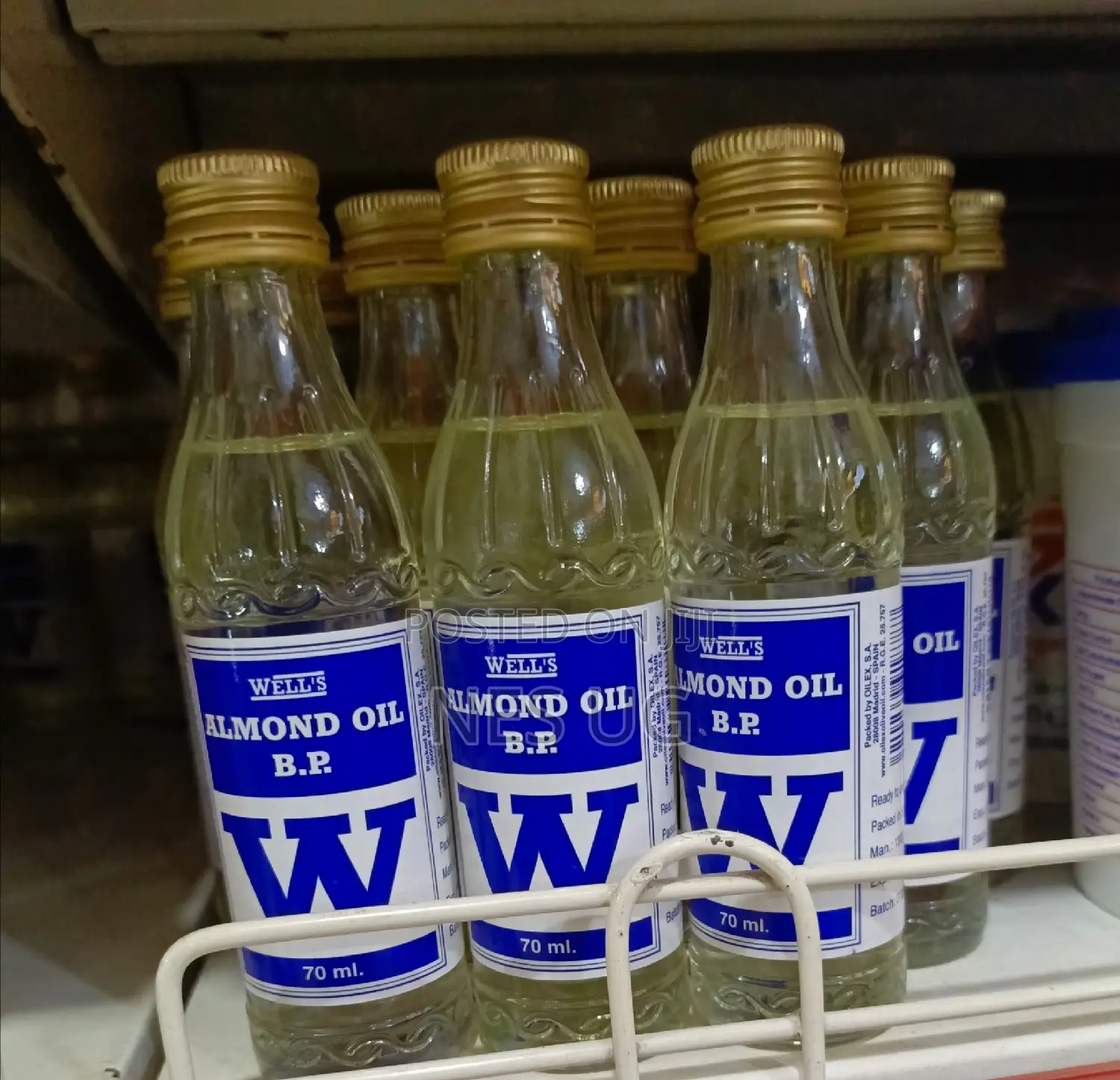 Well's Essential Pure Almond Oil 70ml