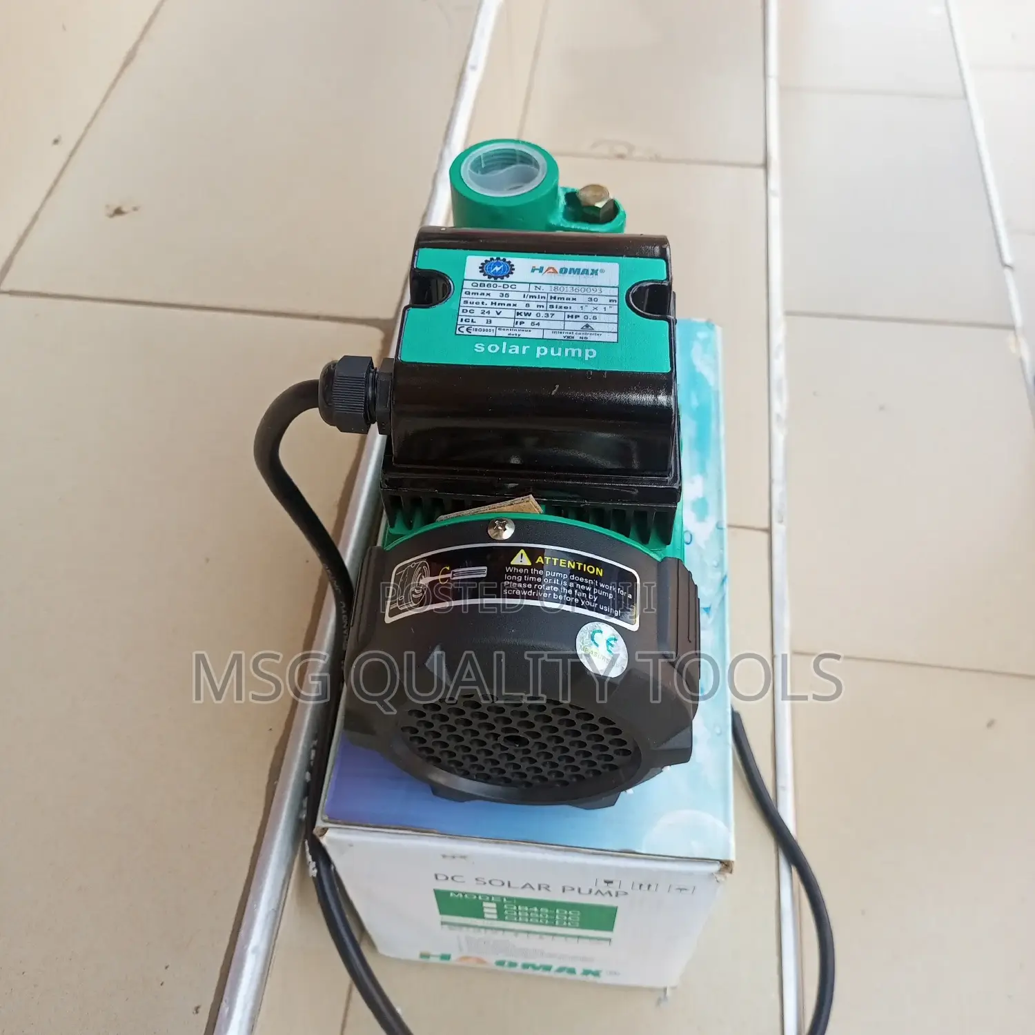 0.5hp Solar Pump