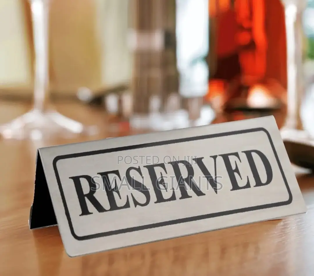 2pcs Double Sided Table Tags