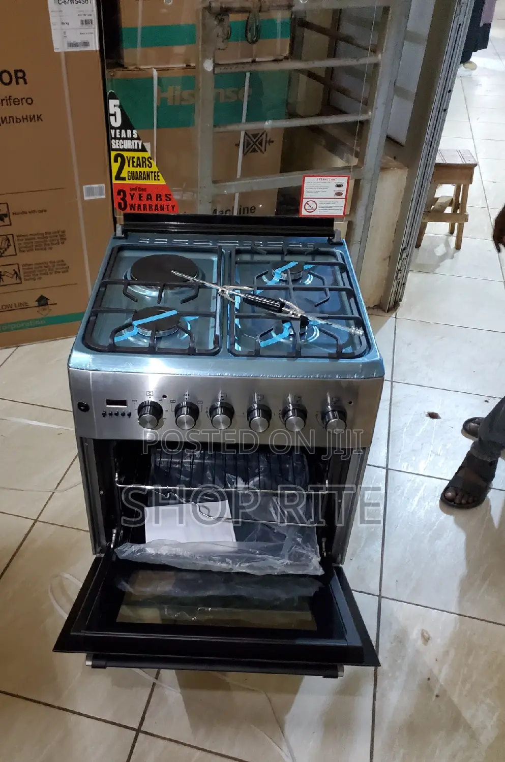 Blueflame Diamond 3gas 1 Electric 60cm by 60cm Multi Purpose Cooker