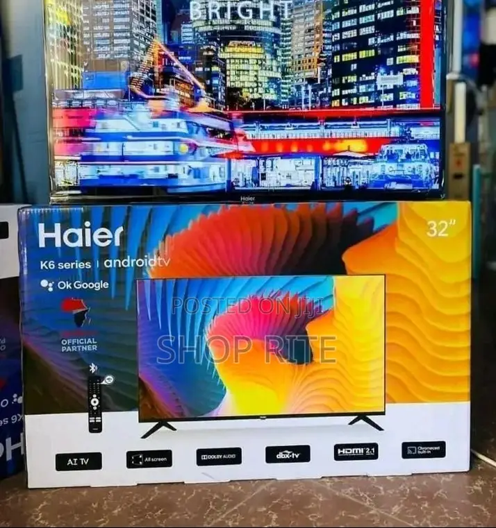 Haier 32inches New TVS Smart Android
