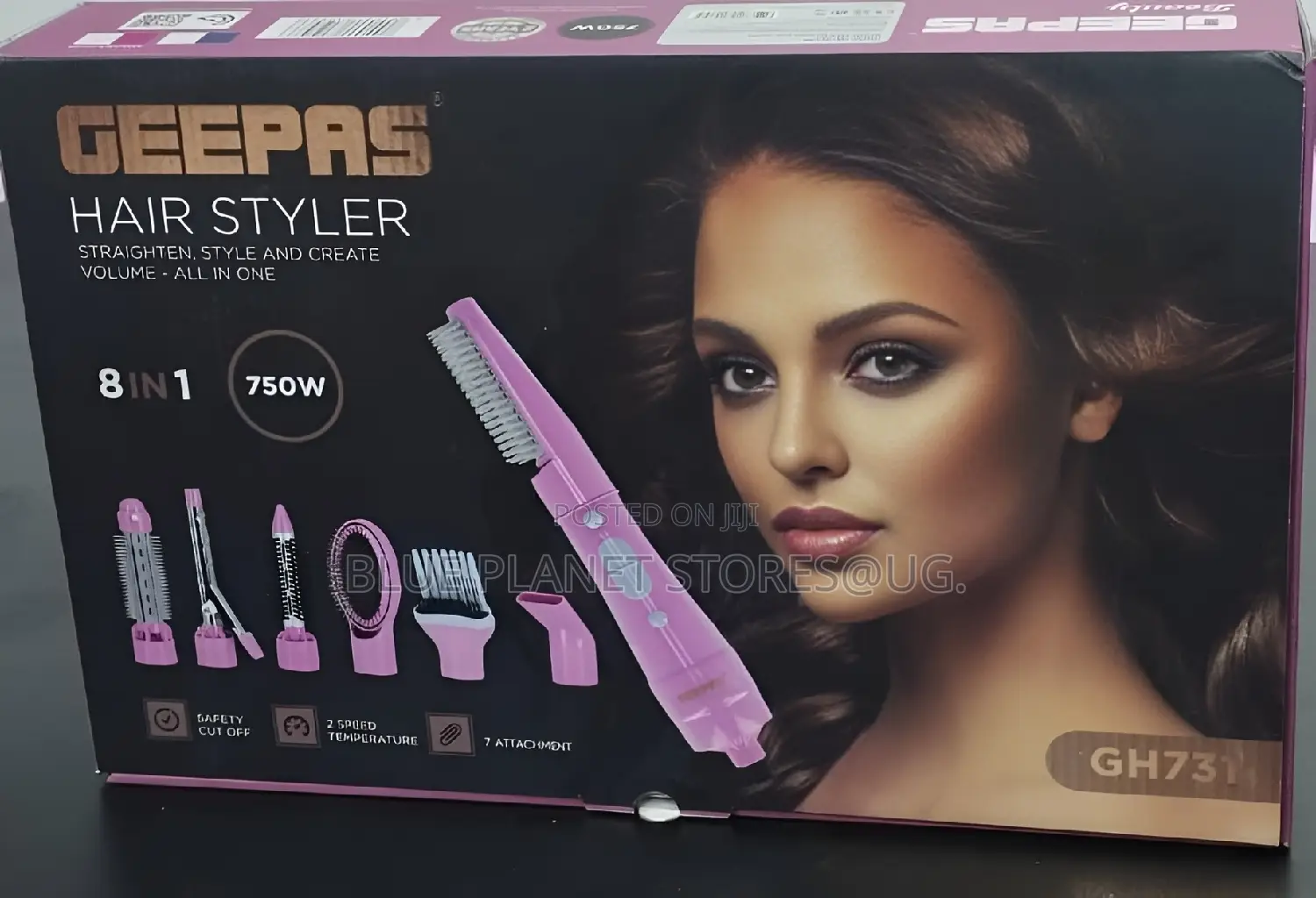 GEEPAS 8-in-1 Hair Stylers \\ 750w \\ GH731 (All in One)