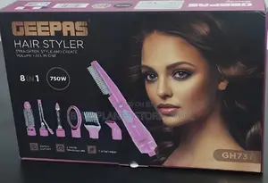 GEEPAS 8-in-1 Hair Stylers \\ 750w \\ GH731 (All in One)