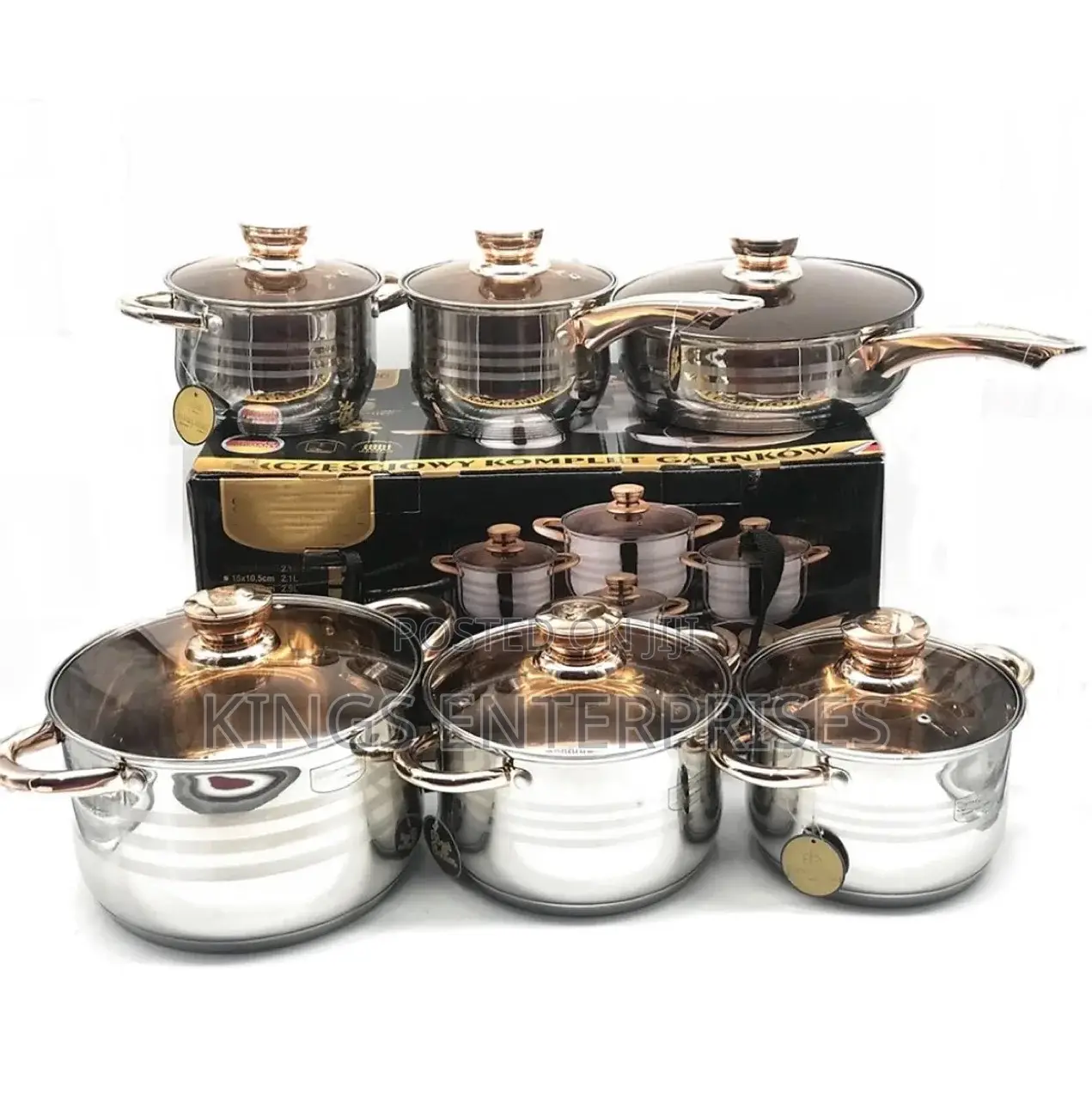 6 Pieces Non-Stick Cooking Dishes Set