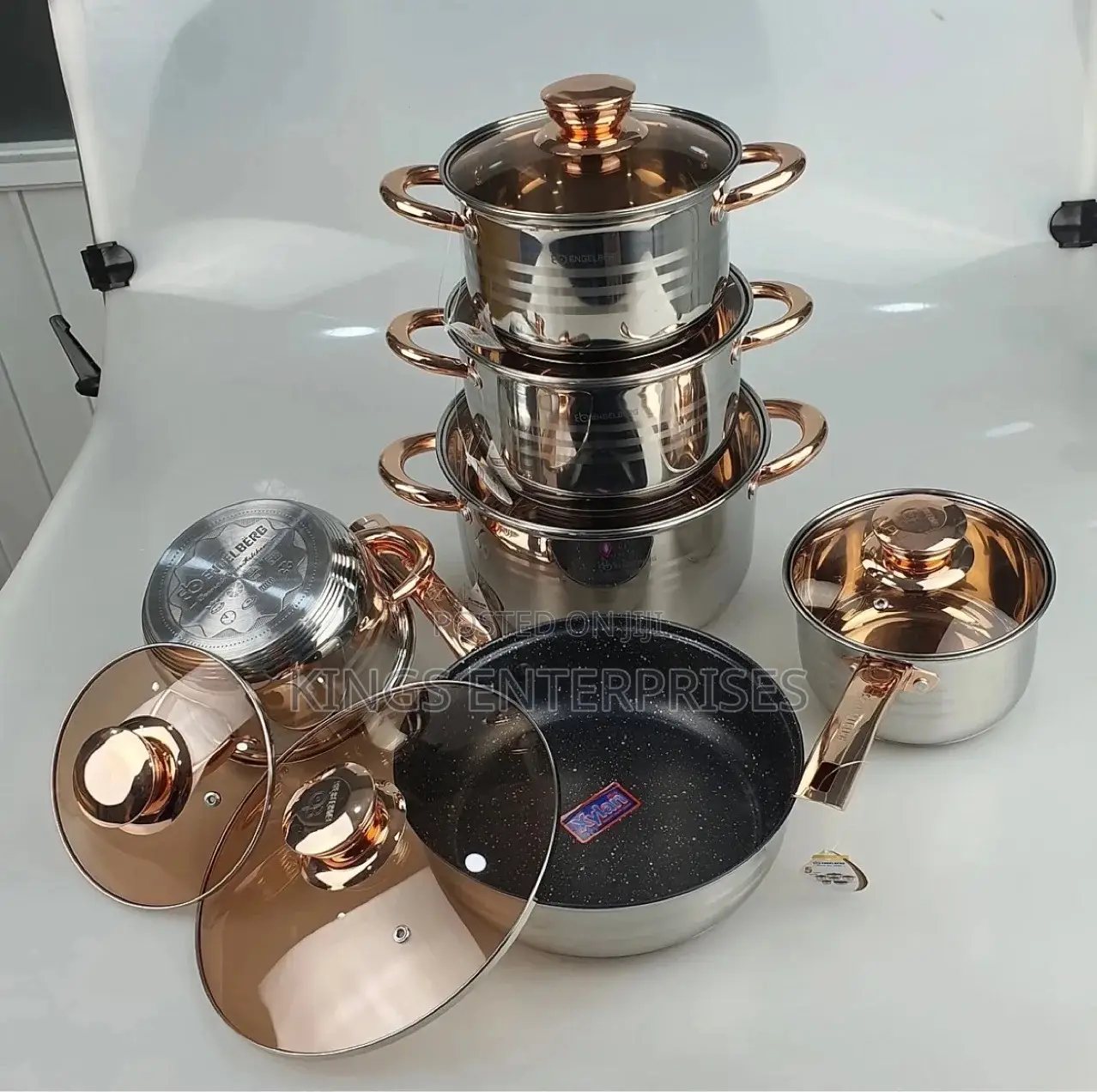 6 Pieces Non-Stick Cooking Dishes Set