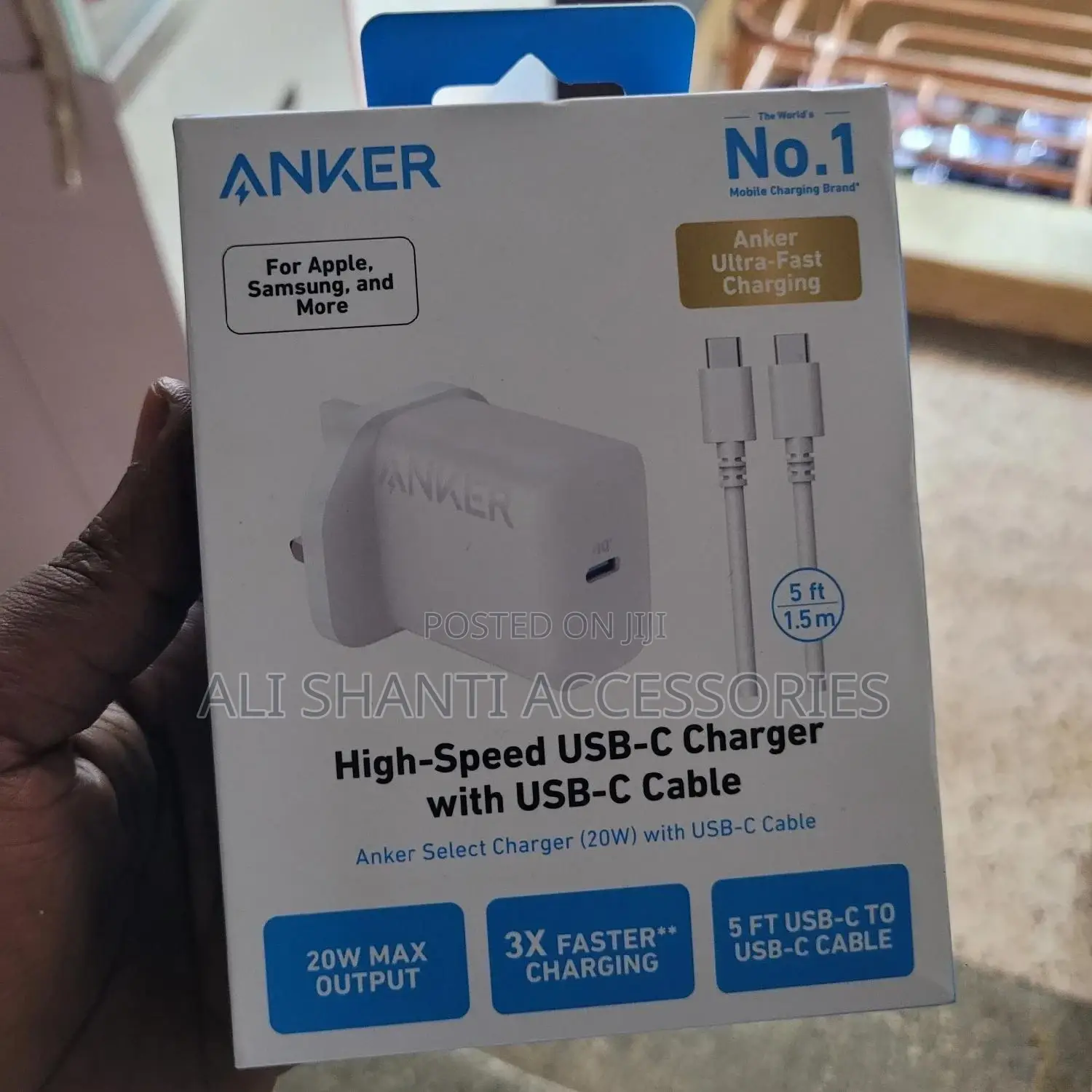 Anker Ultra Fast Charger/Anker Type-C to Type-C Fast Charger