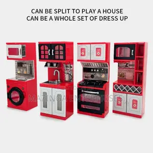 Brand New Kids Plastic Playing Kitchen Kit