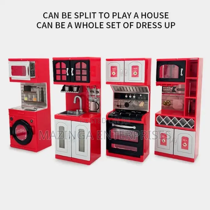 Brand New Kids Plastic Playing Kitchen Kit