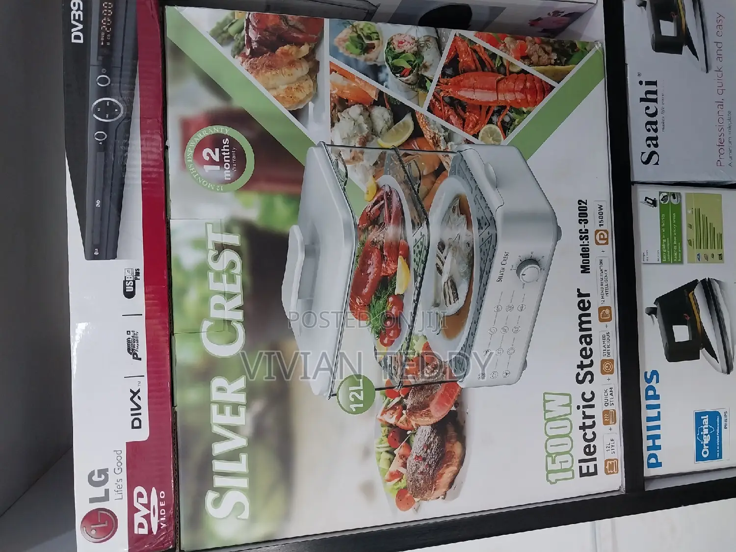 Food Steamer Silver Crest 12 Litres