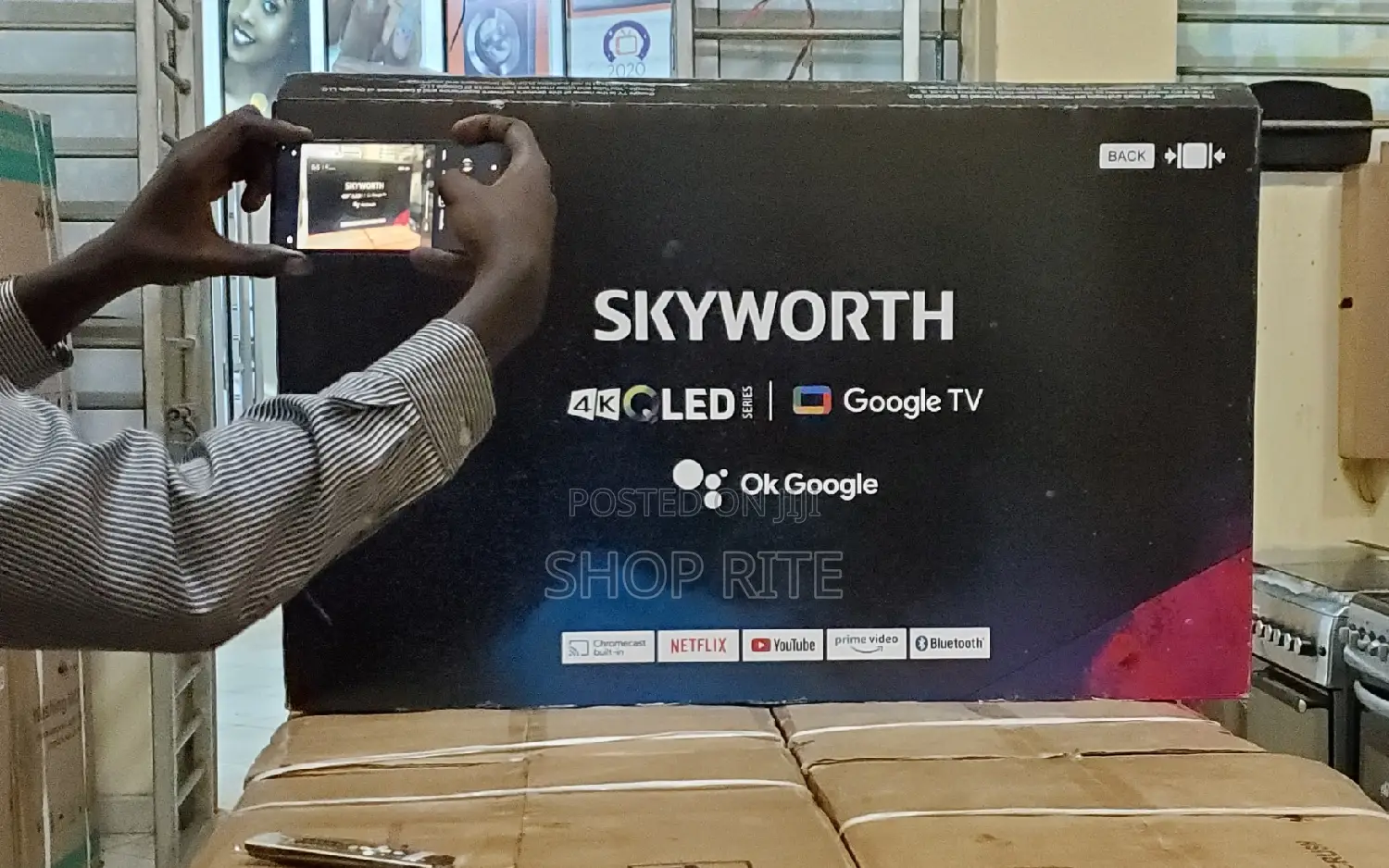 Skyworth Qled 55inch Smart Uhd Smart Google Tvs, 55sue9500.