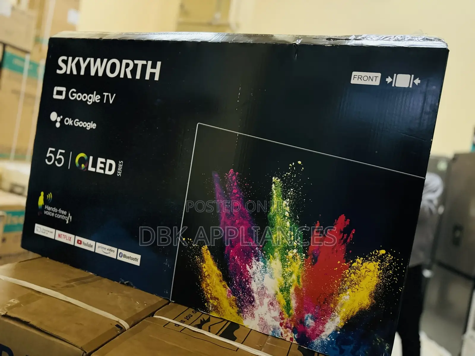 Skyworth 55inch Smart TVS Qled Series Original