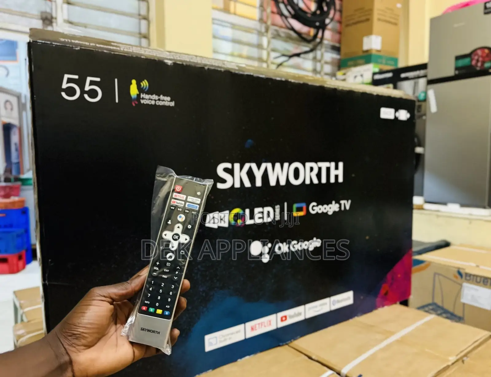 Skyworth 55inch Qled Series TVS Available 3yr Warranty