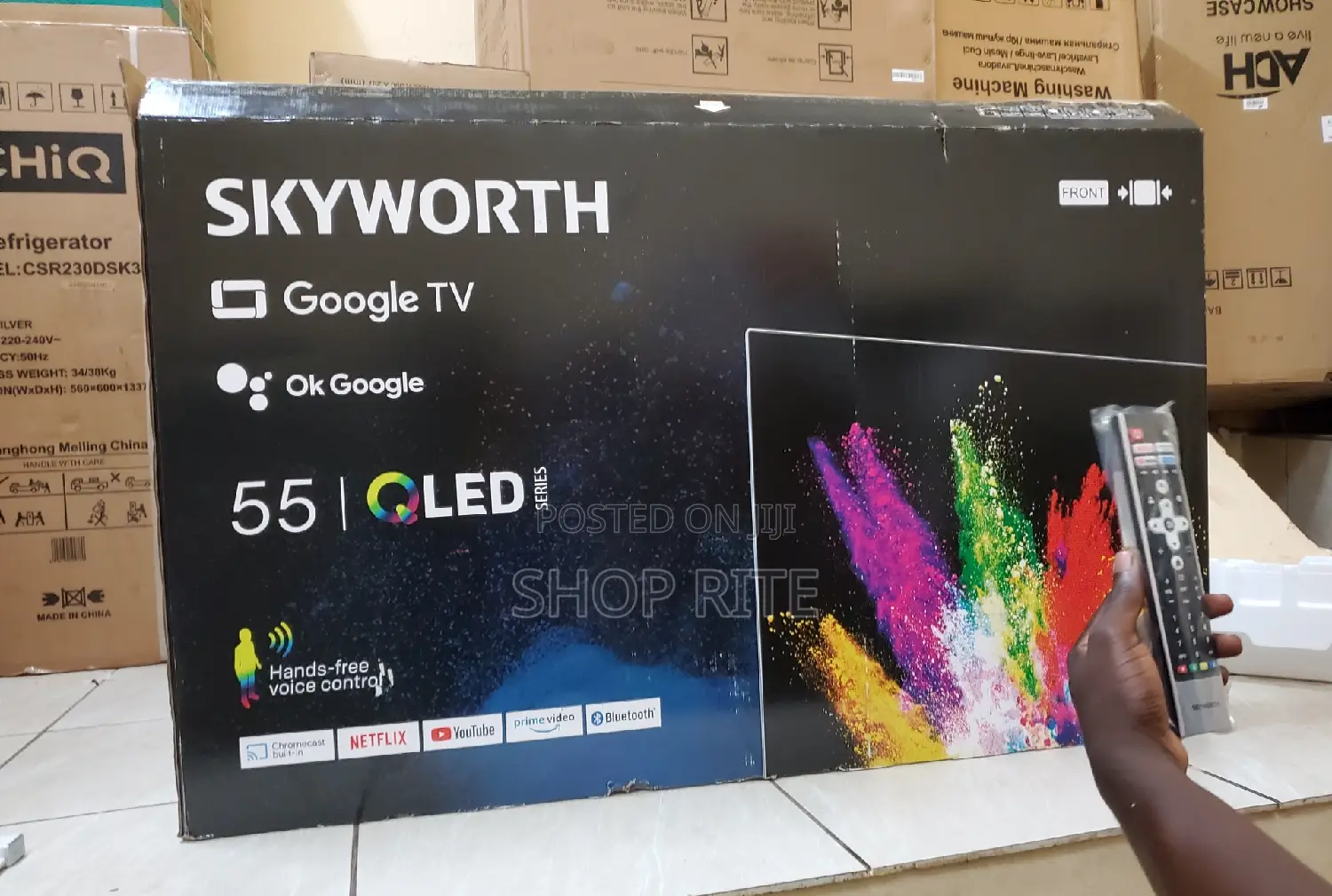 Skyworth 55inch Qled Google Series TV 5 Yrs Warranty