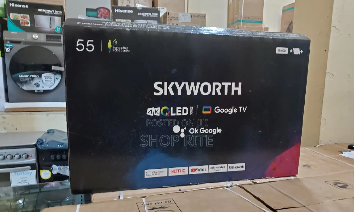 Skyworth 55inch Qled Google Smart System,55sue9500 3yrs Y
