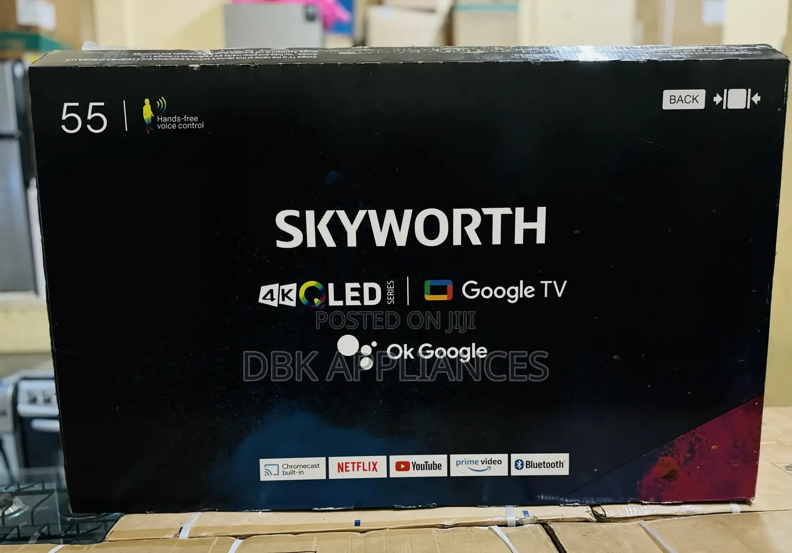 Skyworth 55inch Qled Series TVS Available 2024 Model