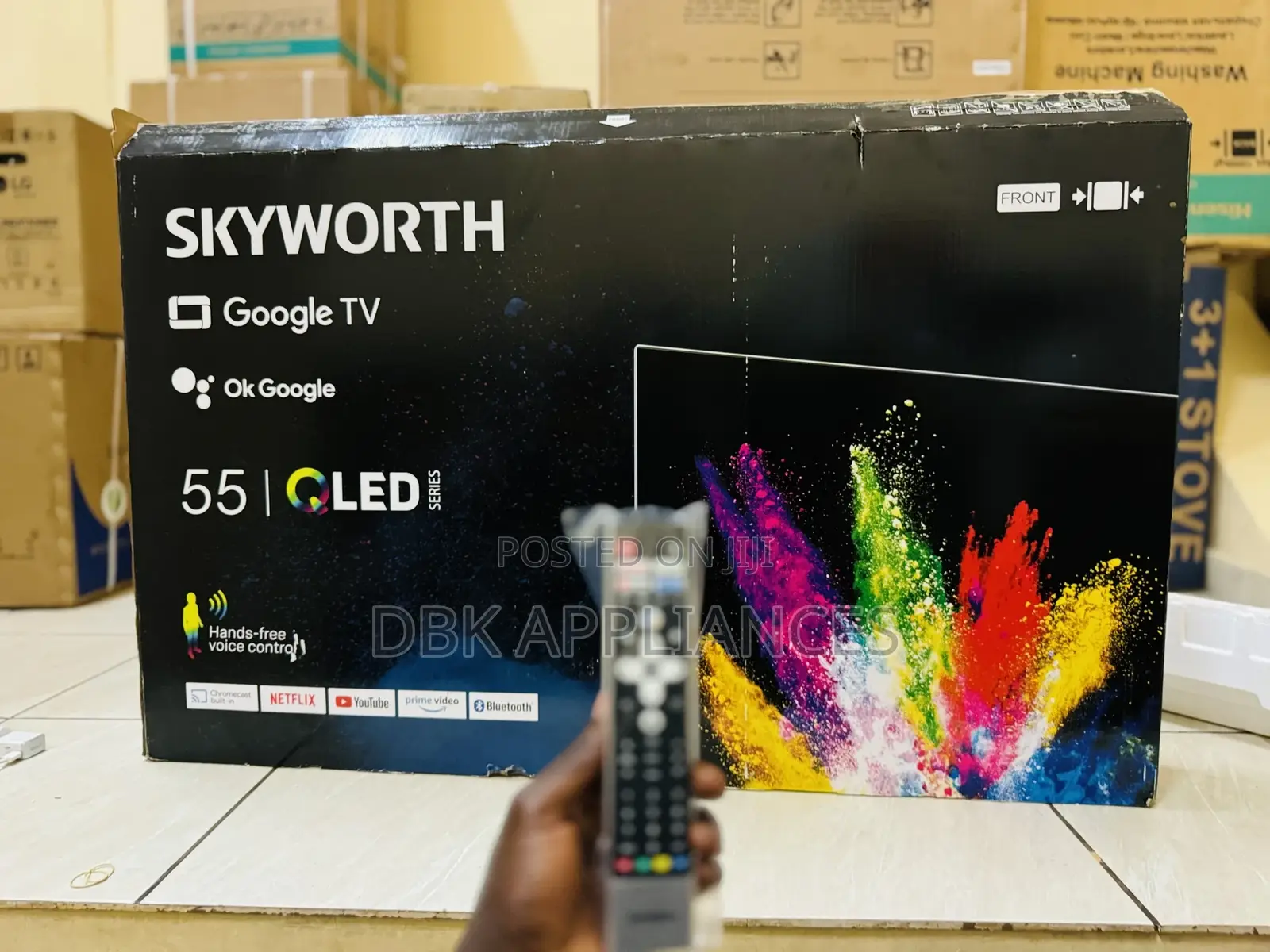 Skyworth 55inch Qled Series TVS Available With Warranty