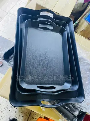 Executive Black Tray Set 3pcs