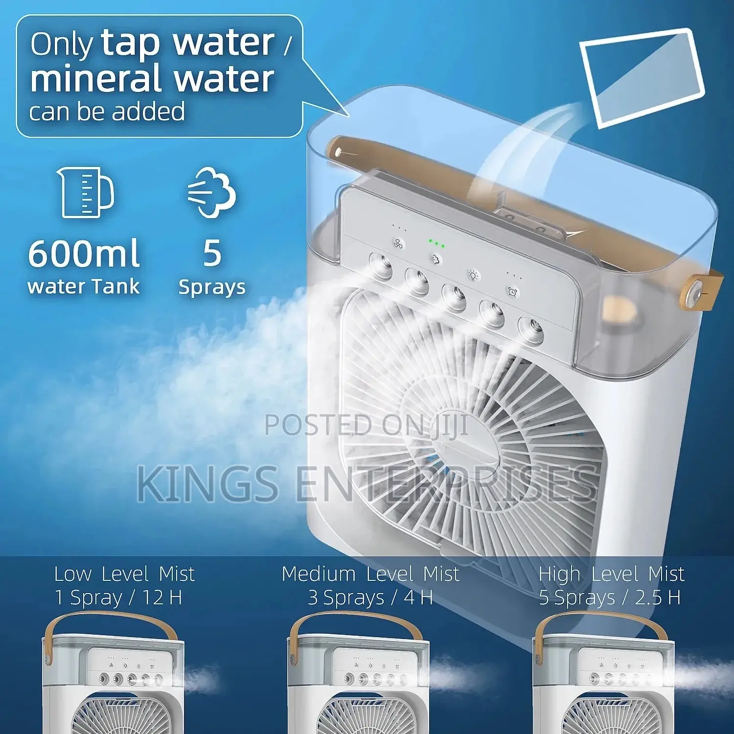 Portable Desktop Humidifier With Fan
