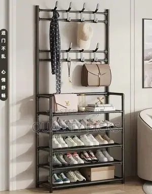 Brand Metallic Shoe Rack