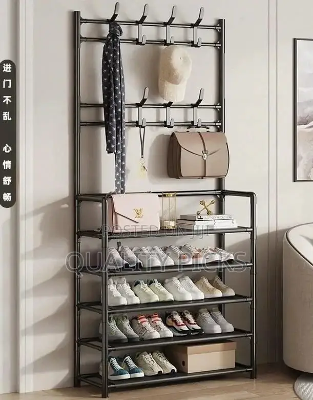 Brand Metallic Shoe Rack