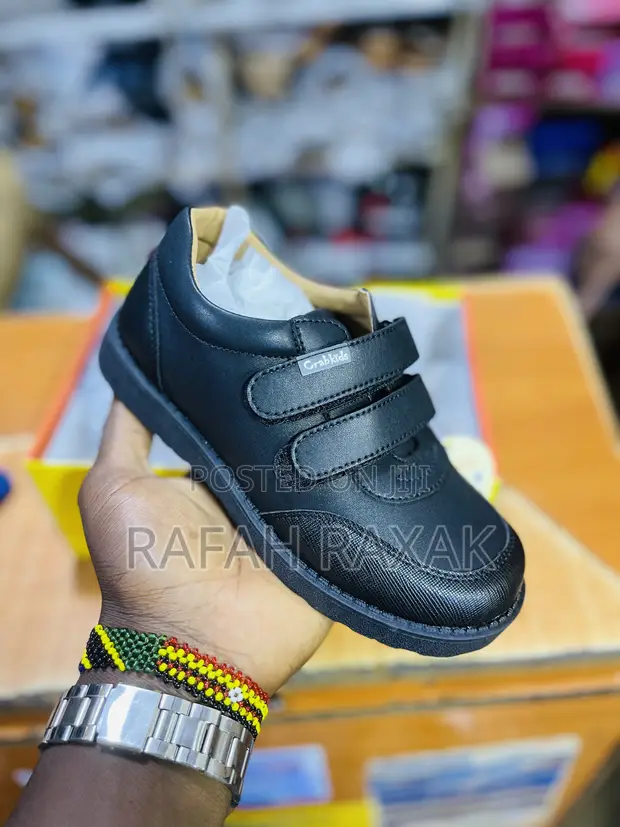 Crabkids Black Rubber Shoes For Kids Original Back To School “CRAB