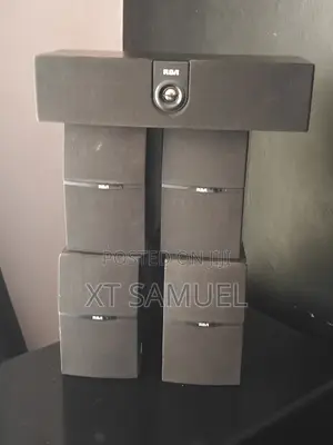 RCA 5 Speaker Set for AVR Home Theater Systems