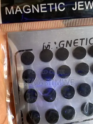 Photo - Black Magnetic Earpins