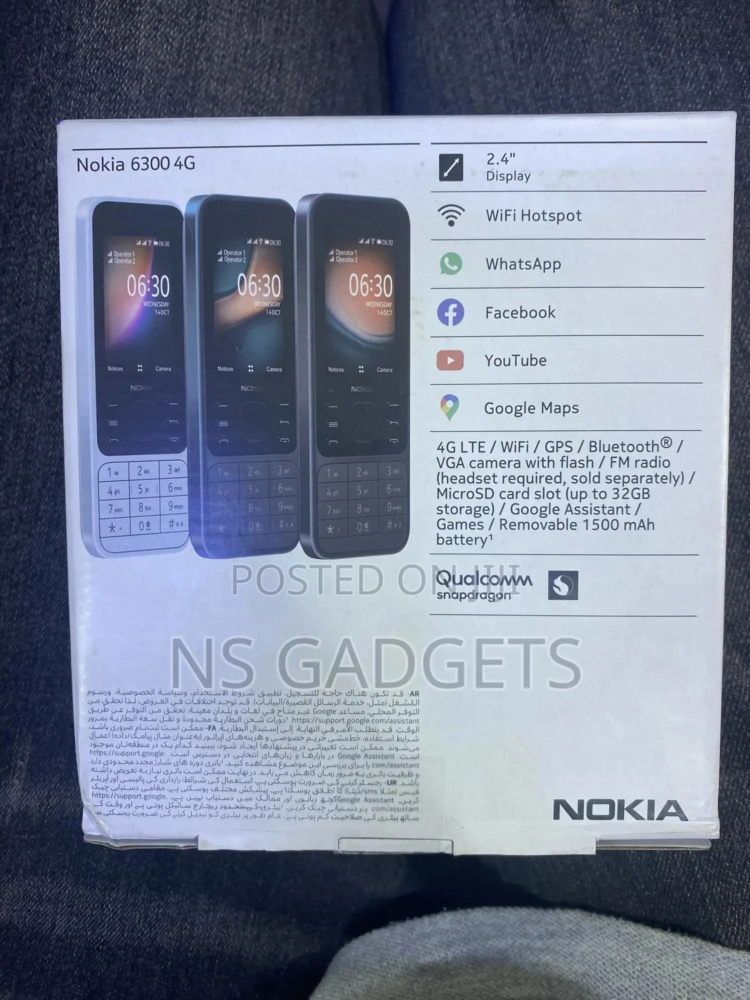 New Nokia 6300 Black