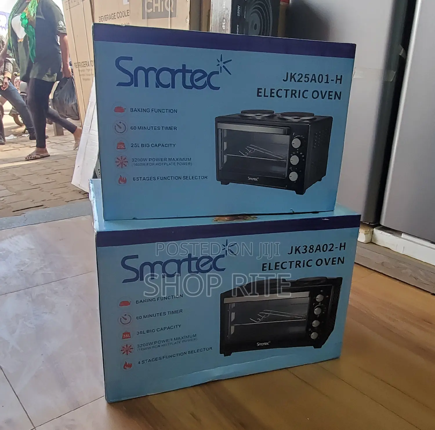 Smartec Electric Oven 20L With Hot Plates