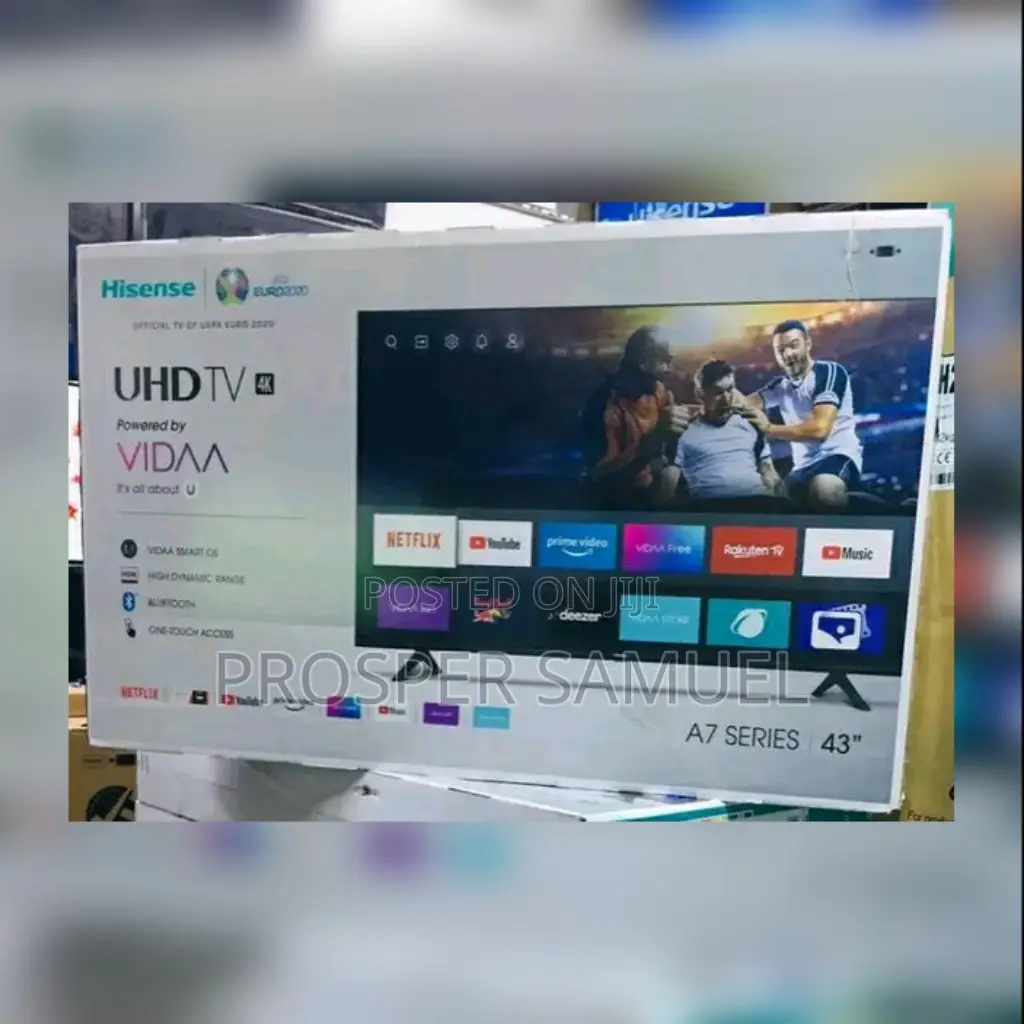 Brand New Hisense 43 Inches Digital Smart UHD4K Flat Screen