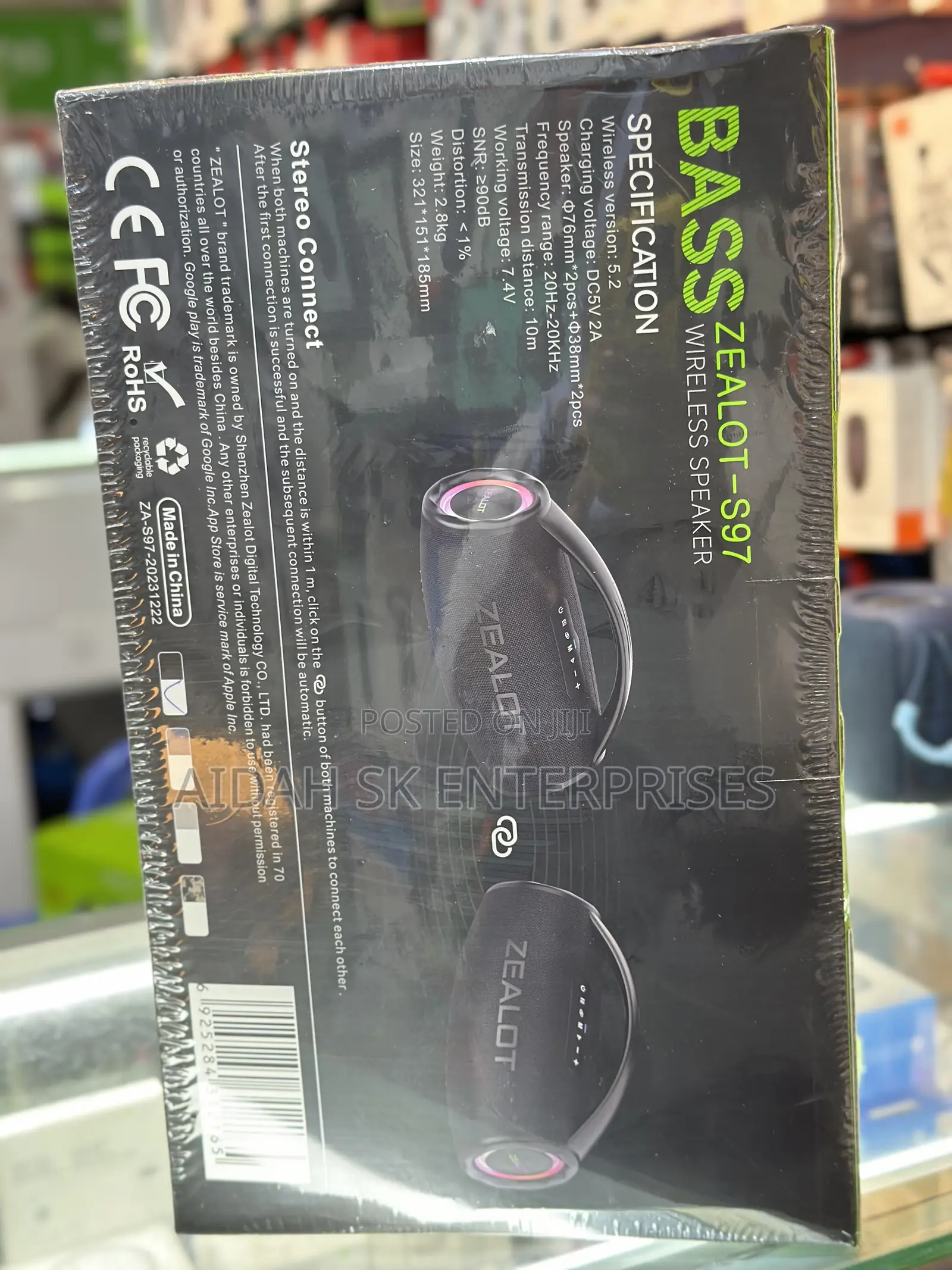 ZEALOT S97 80W Bluetooth Speaker Powerful Wireless Speaker