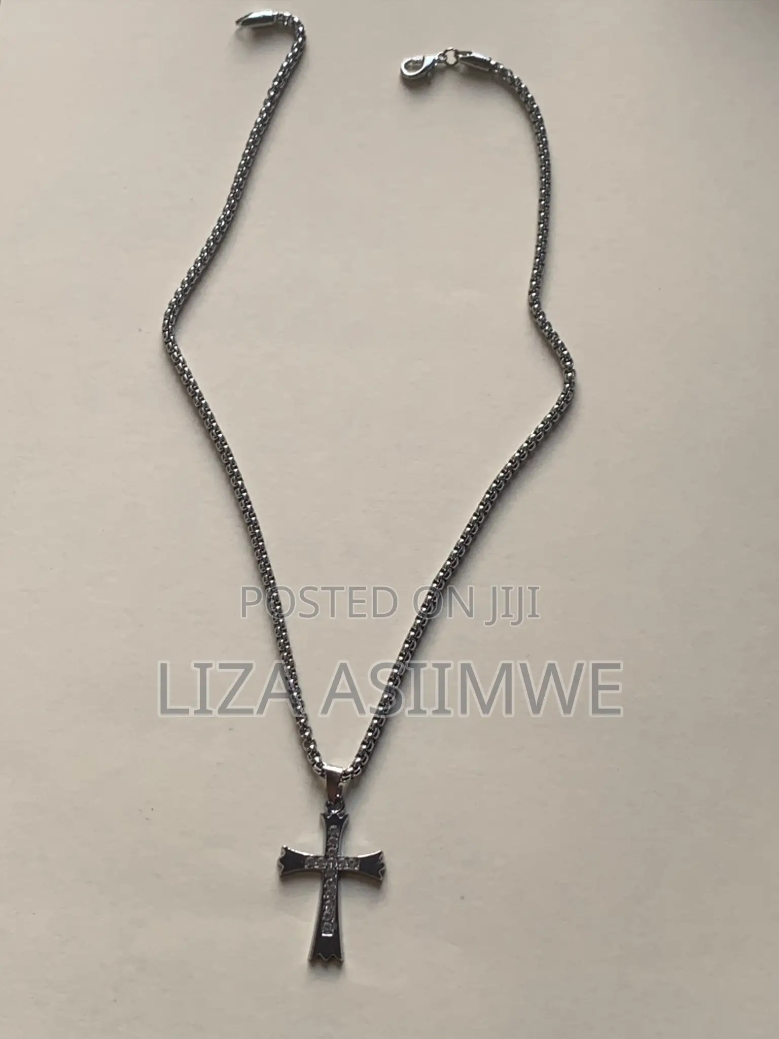 Rope Chains With a Cross Pendant