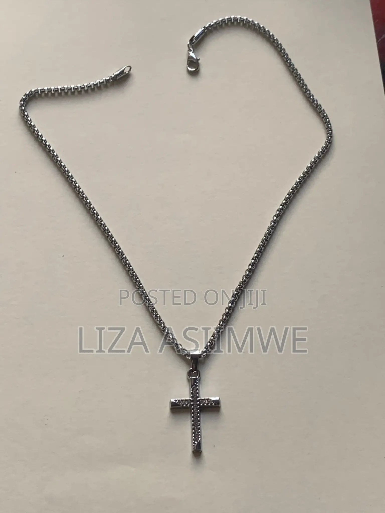 Rope Necklaces With a Cross Pendant