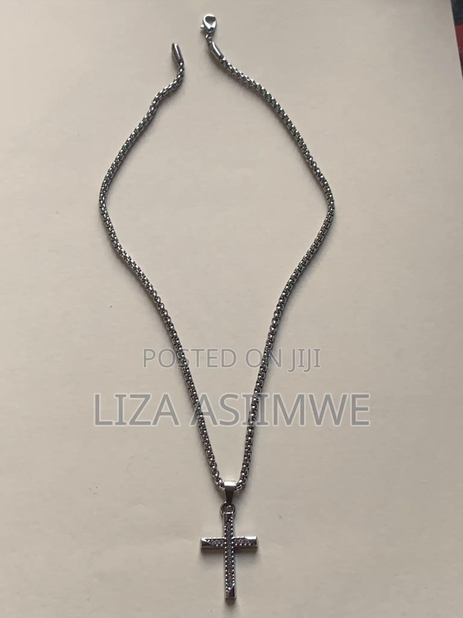 Rope Necklaces With a Cross Pendant