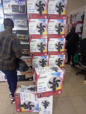 Sachi Wall Fans Black